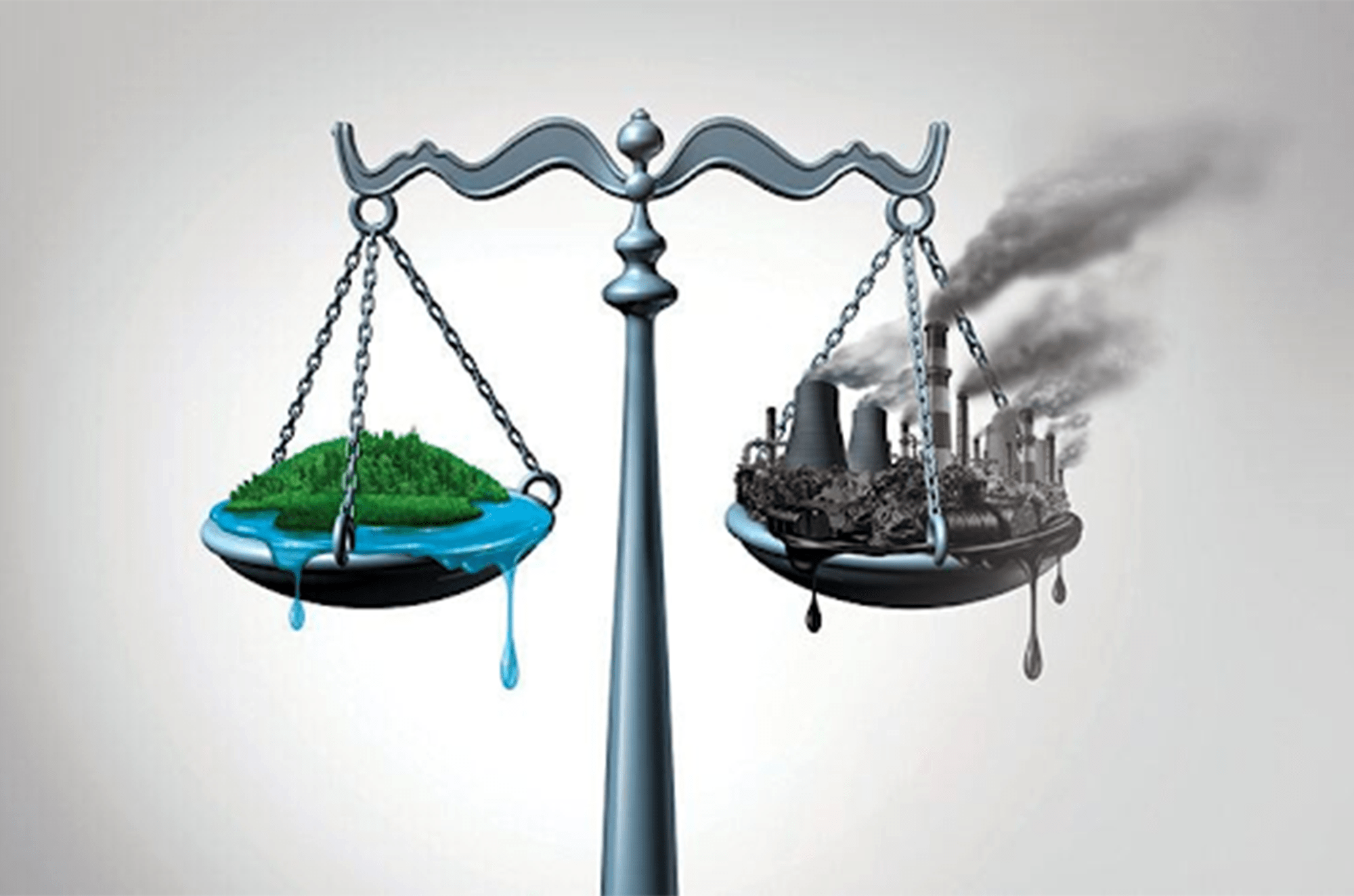 Scale weighing environmental justice in climate approach