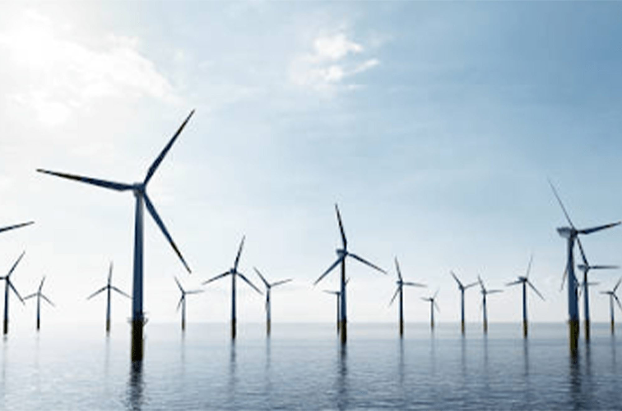 Wind turbines in water