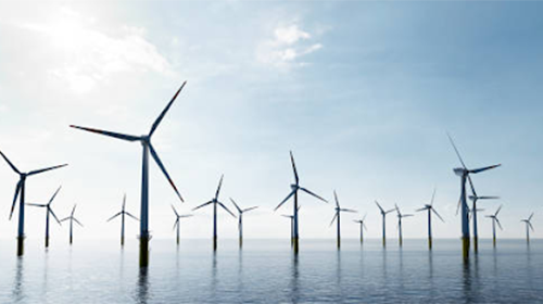 wind turbines in water