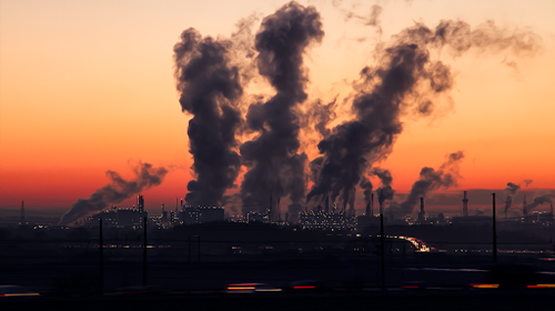 black carbon emissions into atmosphere