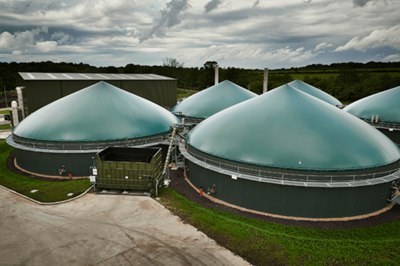 Farms with Biogas plants